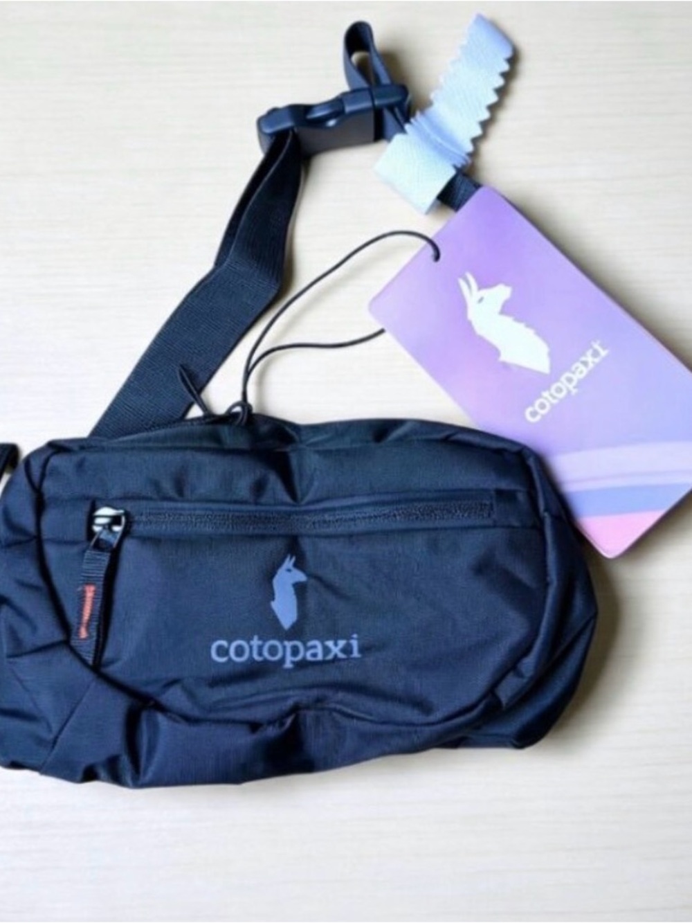 Cotopaxi Black Belt Bag